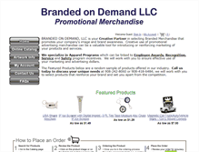 Tablet Screenshot of brandedondemand.com